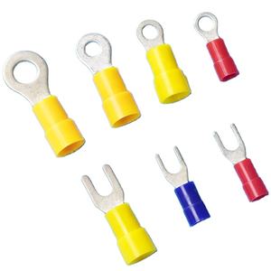 Terminales पैरा केबल, QWT 4 गेज 6mm 8mm तांबे tinned अछूता महिला केबल अंगूठी कांटा वाई टर्मिनल लग्स crimps कनेक्टर - Product Image 1