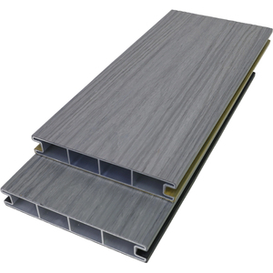 Chống trầy xước chống mài mòn và dễ dàng làm sạch nhôm <span class=keywords><strong>Composite</strong></span> <span class=keywords><strong>decking</strong></span> tái chế biệt thự sân cảnh quan kỹ thuật boong - Product Image 5