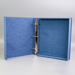 Custom Cloth Cover Fabric <strong>Ring</strong> <strong>Binder</strong> <strong>3</strong> <strong>Ring</strong> <strong>Binder</strong> B5/A4 <strong>Ring</strong> <strong>Binder</strong> - Product Image 2