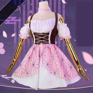 Disfraz de Anime de Nezuko Kamado de Demon Slayer, Estilo Lolita - Product Image 5