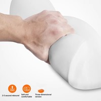 Coussin de siège lombaire en mousse à mémoire de forme, très vendu, pour soulager les douleurs dorsales en voiture, antistatique, amovible, lavable, oreiller de luxe