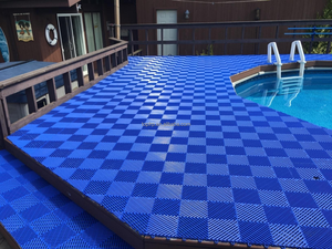 Azulejos de suelo de garaje entrelazados coloridos modulares rígidos suelo de garaje para taller Show Shop azulejo de suelo de garaje - Product Image 5