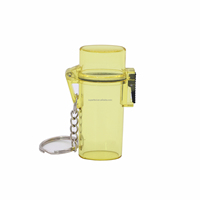 Étui de briquet décoratif imperméable pour briquet en plastique J5 avec porte-clés, style campagnard