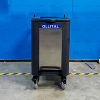 Machine de nettoyage automatique de glace sèche de soufflage de lavage d'acier inoxydable