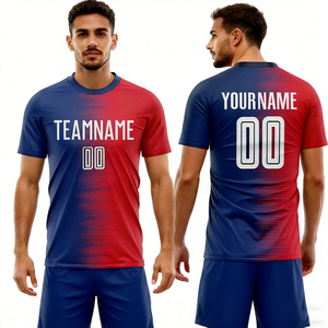<span class=keywords><strong>Camiseta</strong></span> de fútbol en blanco personalizada para hombres, ropa de fútbol de equipo, <span class=keywords><strong>camiseta</strong></span> de fútbol auténtica de talla grande, versión de Jugador - Product Image 1