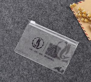 Sac à zip-lock en PVC transparent avec logo personnalisé pour masques faciaux en lotion Outils de maquillage Étiquette personnelle Conception privée Impression Utilisation industrielle - Product Image 5