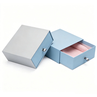 Nouvelle conception de boîte à tiroir en carton rigide, boîte personnalisée avec logo personnel pour l'emballage de cadeaux, foulards, serviettes, sous-vêtements, chaussettes, boîte à tiroir en papier