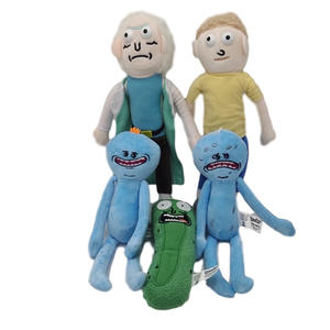 New Star ตุ๊กตาของเล่นยัดไส้ยี่ห้อ Rick And Morty,ขนาด25ซม. ตุ๊กตายัดไส้ Mr.meeseeks