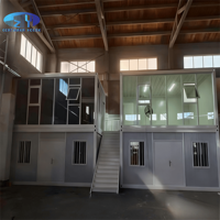 Rumah Kontainer Lipat Ramah Lingkungan dengan Rangka Baja Tahan Lama, Murah, Modular, dan Portabel untuk Hunian Kecil