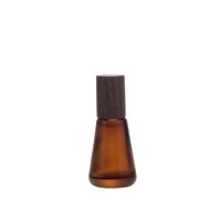YUNMU Nuevo Modelo de Botellas de Perfume Desodorante Portátiles de Vidrio Cónico Esmerilado Ámbar de Pequeña Capacidad con Tapa de Rodillo