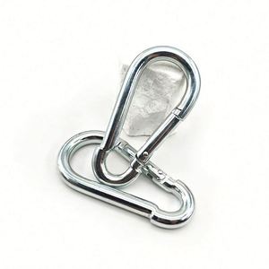 Metal Carabiner Climbing <b>Hook</b> Heavy Duty Galvanized Iron Safety Buckle for Outdoor Sports Backpack Luggage Hanging Promotion - Product Image 3