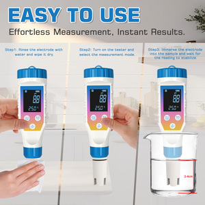 Analyseur numérique portable 7-en-1 de la qualité de l'eau (pH, TDS, EC, ORP, salinité) – Rapide et précis pour usage domestique et professionnel - Product Image 3