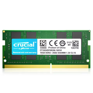 Crucial <span class=keywords><strong>DDR4</strong></span> <span class=keywords><strong>Laptop</strong></span> <span class=keywords><strong>RAM</strong></span> <span class=keywords><strong>16GB</strong></span> 2666MHz PC4-21300 SODIMM 1,2 V 260PIN CL22 3NON-ECC Memoria Accesorio de computadora en stock - Product Image 1