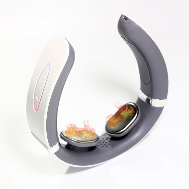 TENS Device Electronic Pulse Deep Kneading Foldable EMS Neck Massager Cervical Spine Massager Shoulder Massager Machine Neck Spa