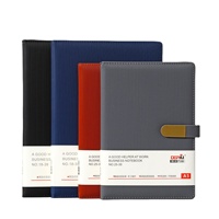 Nouveau Style fournitures de bureau scolaire serrure journal cahier Logo agendas en cuir planificateur Pu cahier en cuir