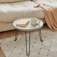 Table basse pliable en plastique de conception moderne mini table de chevet simple de célébrité d'Internet pour le salon chambre à coucher