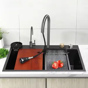 Ousuo produttore di Smart lavello cucina 304 in acciaio inox intelligente lavello automatico della cucina