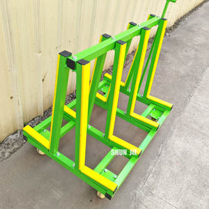 Kualitas Tinggi 1 Meter Memuat 500Kg Jendela Kecil Rak Pengangkut Kaca Keranjang Pengangkut Ubin Keramik Menangani Troli - Product Image 6