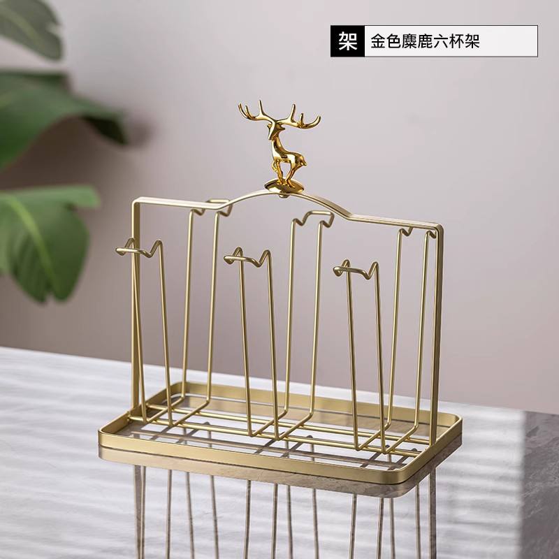Porte-gobelets Golden Deer pour six tasses