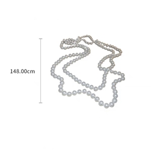 Collane <span class=keywords><strong>di</strong></span> <span class=keywords><strong>perle</strong></span> lunghe da donna <span class=keywords><strong>collana</strong></span> <span class=keywords><strong>di</strong></span> <span class=keywords><strong>perle</strong></span> bianche <span class=keywords><strong>di</strong></span> <span class=keywords><strong>perle</strong></span> a doppio strato <span class=keywords><strong>collana</strong></span> <span class=keywords><strong>di</strong></span> <span class=keywords><strong>perle</strong></span> ciondolo maglione catena gioielli regali - Product Image 2