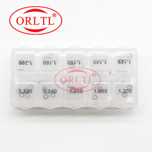 ORLTL 100 Pcs Common Rail Injector Adjusting <strong>Washers</strong> <strong>Shims</strong> Gasket B24 Adjustment Standard Sealing <strong>Washer</strong> Size 1.12mm-1.30mm - Product Image 3