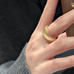 แหวนเงินแท้ S925 ประดับเพชรเม็ดเล็ก ดีไซน์ปากแหวนเปิด สไตล์หรูหราแบบฝรั่งเศสย้อนยุค แฟชั่นทันสมัย แหวน Mid-Ghulas เครื่องประดับ - Product Image 3