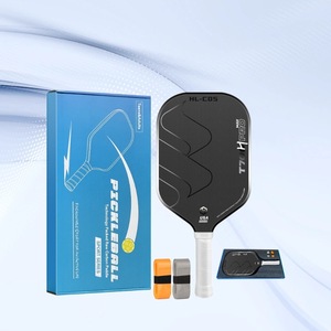 Raquette de pickleball T70H Pro HL-C05 en fibre de carbone légère, antidérapante, design ergonomique, approuvée aux États-Unis - Product Image 1