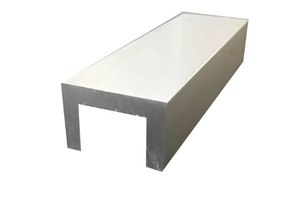 Riel de guía de aleación de aluminio con ranura interior de 12mm en forma de U Borde de riel de ranura de sujeción para perfiles de aluminio en forma de U de 12mm fijos de <span class=keywords><strong>vidrio</strong></span> - Product Image 6