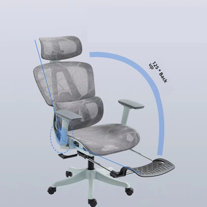 เก้าอี้สำนักงานจากโรงงานยาจิ สะดวกสบาย ออกแบบตามหลักสรีรศาสตร์ เหมาะสำหรับการนั่งทำงาน เรียน หรือพักผ่อน เก้าอี้ตาข่ายทันสมัยสำหรับผู้บริหารและผู้ใช้งานคอมพิวเตอร์ - Product Image 5