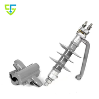 Isolateur de ligne droite en polymère composite Shuangfeng FPQ-11/10S5C425 11KV 70KN avec raccords et axe, certifié ISO9001