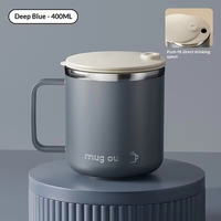 Nouvelle arrivée : Tasse en acier inoxydable personnalisée avec poignée, tasse à café isotherme personnalisée avec poignée