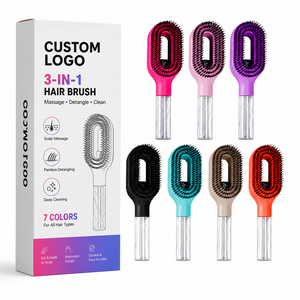 <span class=keywords><strong>Cepillos</strong></span> de Pelo <span class=keywords><strong>Profesionales</strong></span> de Fábrica, Venta al por Mayor, Logotipo Personalizado, Antiestáticos, Desenredantes, 3 en 1, Cepillo <span class=keywords><strong>para</strong></span> <span class=keywords><strong>Cabello</strong></span> con Pulverizador de Agua - Product Image 5