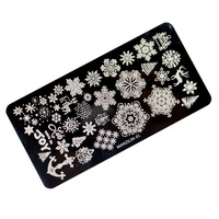 Personnalisé Photo Gravure Ongles Estampage Plaques Polonais Transfert Pochoirs Fleur Géométrie BRICOLAGE Modèle Nail Outil