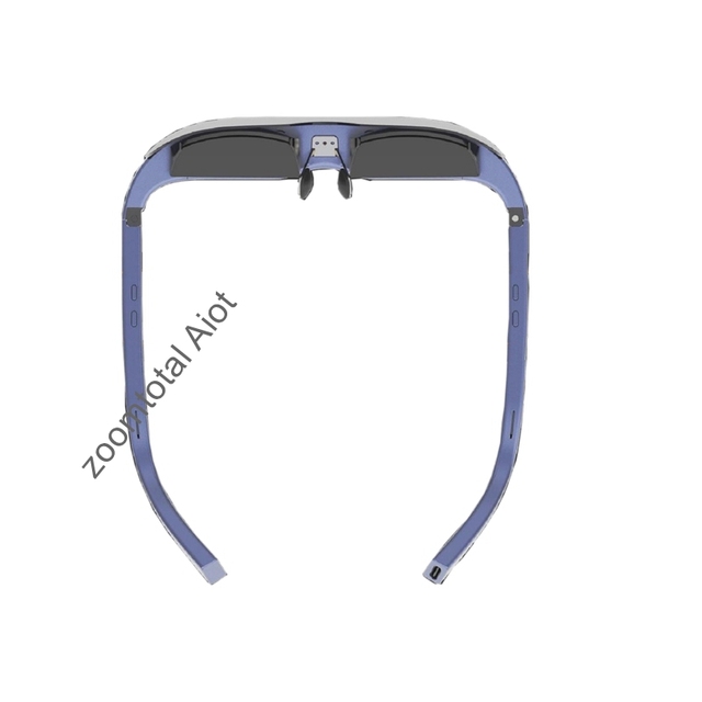 75g Plug in and Play Micro-LED Pocket AR Glasses Switch 3D MAX with One Click Support 0-600 Degrees Myopia VRG 3D Dual Speaker