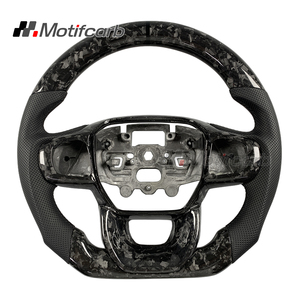 Volant en fibre de carbone forgé personnalisé pour Ford Ranger XLT Raptor 2023-2026, accessoires intérieurs de voiture, amélioration - Product Image 1