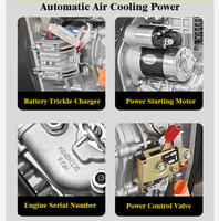 20KW 30KW 50KW Generator Kecil Senyap Silinder Tunggal Ganda Empat Silinder Generator Diesel Super Rendah Kebisingan 220V 380V Satu Fasa Tiga Fasa