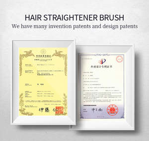 Brosse lissante électrique professionnelle en céramique, réglages multi-températures, couleur personnalisable, OEM/ODM, marque privée - Product Image 5