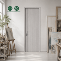 Panneau décoratif en mélamine insonorisant, résistant à l'humidité et facile à nettoyer, porte en panneau pour hôtel et commerce