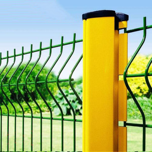 Tốt nhất bán Dễ dàng cài đặt vườn an ninh chu vi 3D cong dây sắt lưới hàng rào đào hình dạng bài hàng rào - Product Image 2