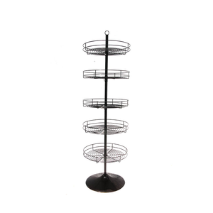 Oferta Especial: Estantería Giratoria Flotante de Doble Cara con Ruedas para Exhibición de Productos en Baños, Supermercados, Cocinas y Farmacias - Product Image 3