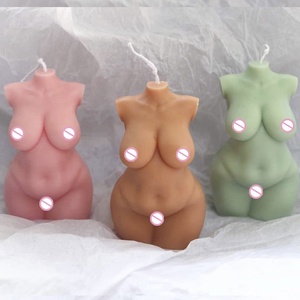 Figura de nuevo diseño hecho a mano para mujer, vela de cera de soja perfumada con forma de cuerpo humano <span class=keywords><strong>desnuda</strong></span> - Product Image 5