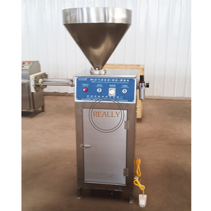 Máquina de procesamiento de carne comercial de acero inoxidable, embutidor de salchichas automático, neumático, llenado de salchichas, 500 kg - Product Image 4