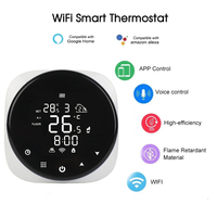 Produit de maison intelligente Vente à chaud Thermostat intelligent Tuya Thermostat à écran tactile numérique ZigBee Système de chauffage ou de refroidissement par le sol