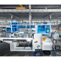 Ligne d'emballage automatique de bouteilles en verre et de cartons de tabac en acier inoxydable LWT contrôlée par PLC avec système de palettisation