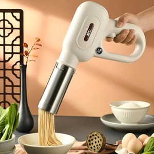 Máquina de <span class=keywords><strong>Pasta</strong></span> Eléctrica 5 en 1, Portátil, Automática, <span class=keywords><strong>para</strong></span> Uso Doméstico, Extruye <span class=keywords><strong>Pasta</strong></span> en 15 Segundos, Recargable e Inalámbrica - Product Image 2