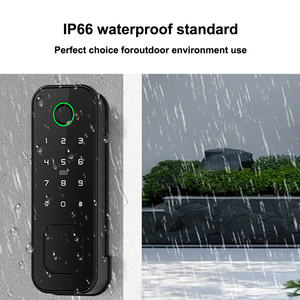 Kadonio Serrure de jante étanche extérieure WIFI Tuya APP Serrure de porte en acier inoxydable Serrure de porte intelligente biométrique à empreintes digitales - Product Image 4