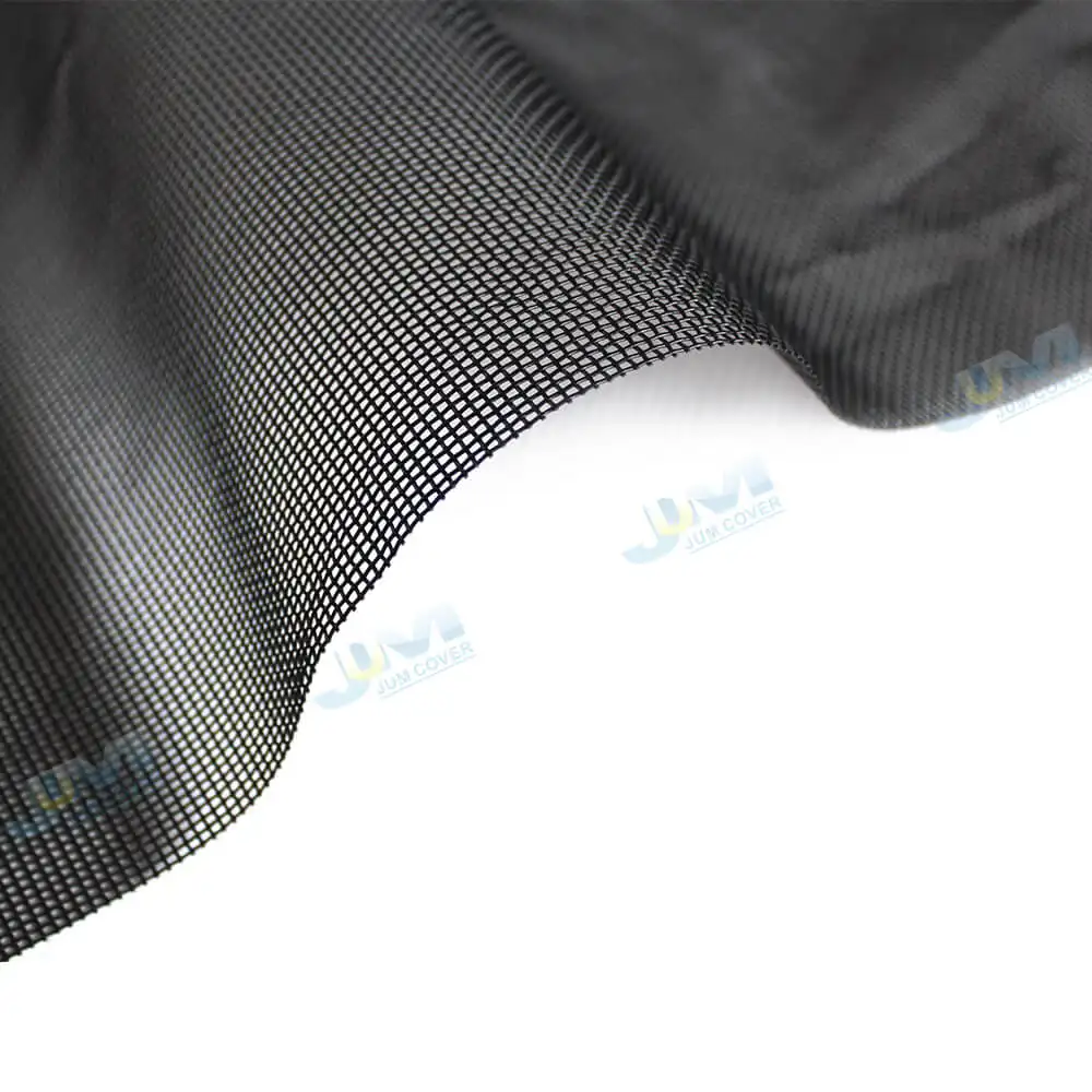 Ngoài trời PVC tráng Polyester lưới vải tarps vật liệu cuộn cho bìa