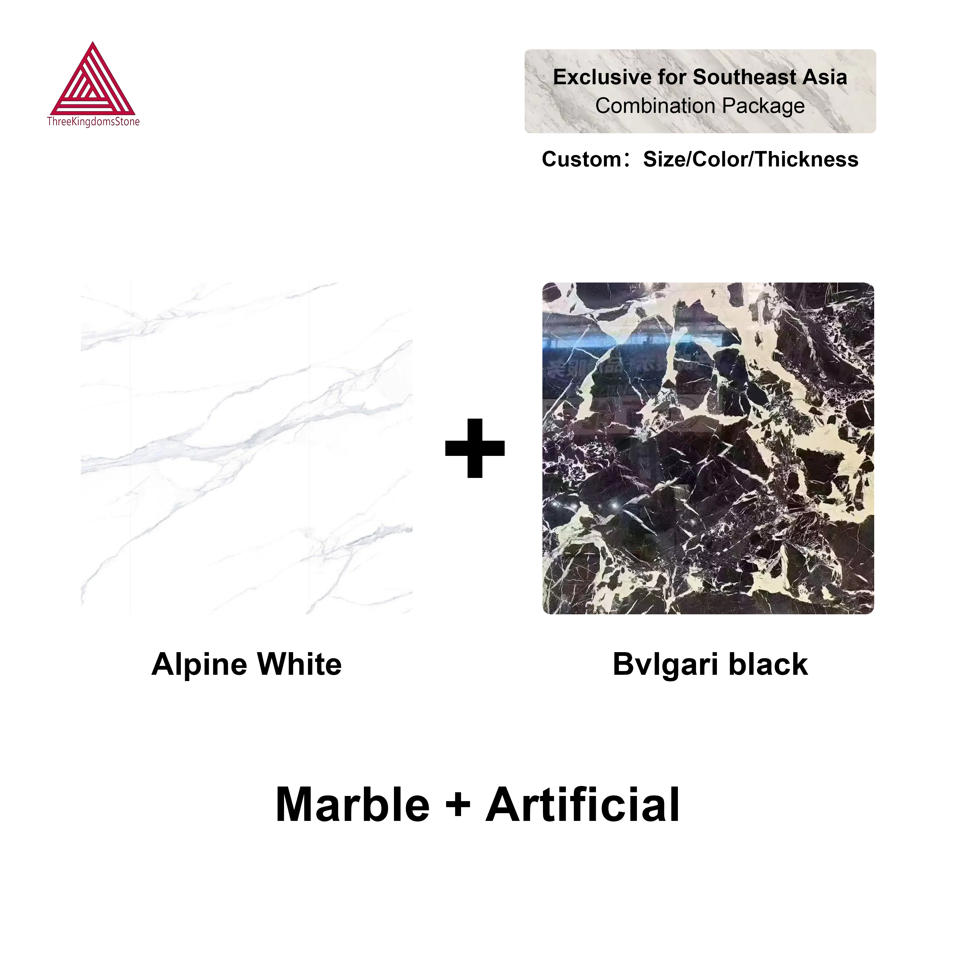 Blanc Alpine + Noir Bvlgari