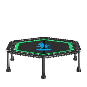 Trampolín Rebotador FULI Sport Fitness <span class=keywords><strong>con</strong></span> Cuerdas Elásticas y <span class=keywords><strong>Barra</strong></span> de Agarre Ajustable para Entrenamiento de Cardio para Adultos - Product Image 3