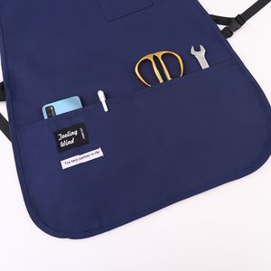 Celemek pembersih LOGO iklan kustom kaus kaki memasak warna hitam uniseks rompi pria wanita ukuran ekstra besar untuk pria dan wanita - Product Image 4